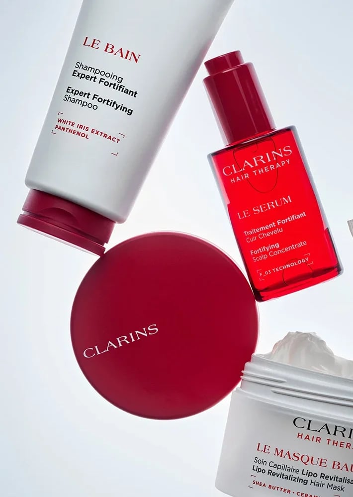 The Clarins Hair Therapy range