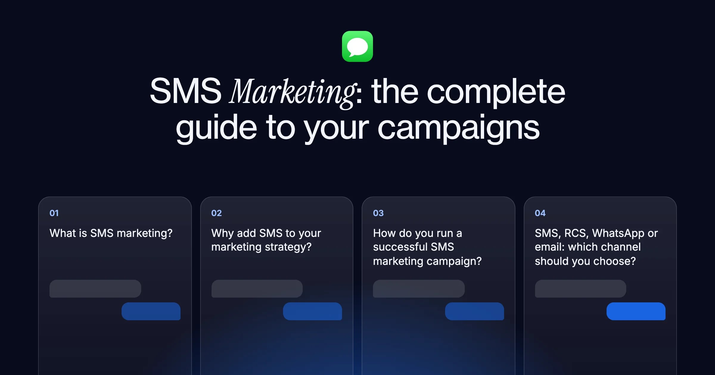 SMS Marketing: the complete guide to your campaigns, and the four questions it answers