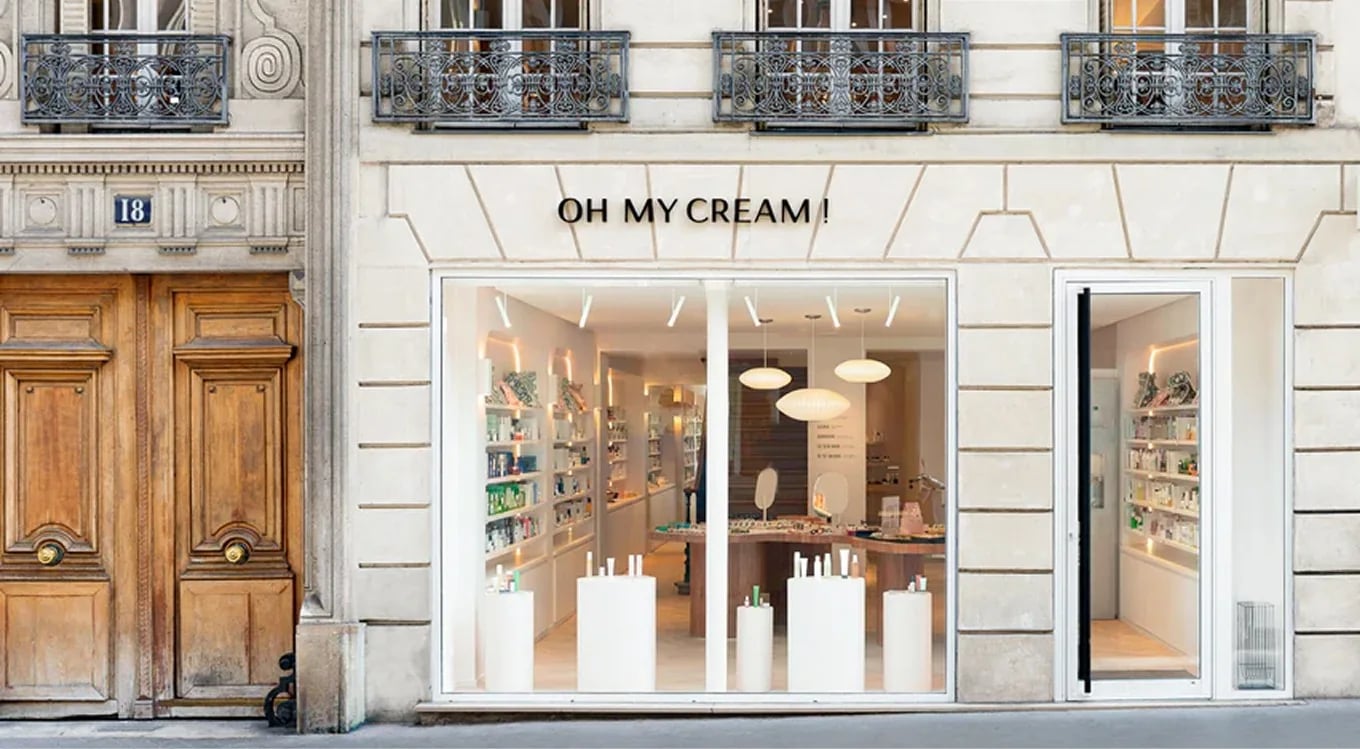 The front of an Oh My Cream! store